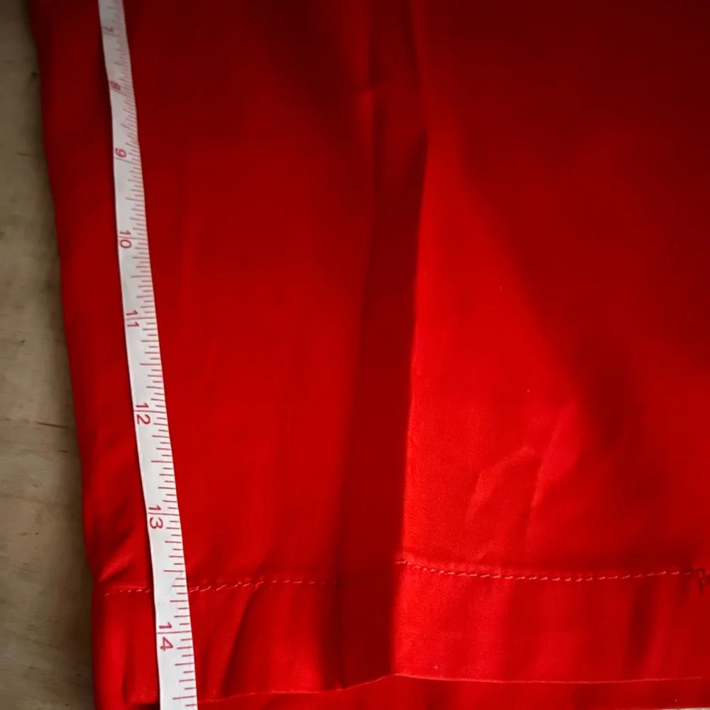 Sean John 100% Cotton Red Casual Twill Shorts Size 40